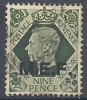 1943-47 OCC. INGLESE MEF USATO 9 P - RR9015-7 - Britse Bezetting MEF