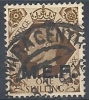 1943-47 OCC. INGLESE MEF USATO 1 S - RR9015-3 - Occ. Britanique MEF