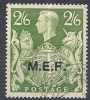 1943-47 OCC. INGLESE MEF USATO 2/6 - RR9016-2 - Occ. Britanique MEF