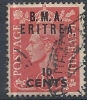 1948-49 OCC. INGLESE ERITREA BMA USATO 10 C - RR9018-4 - Eritrée