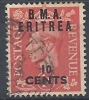 1948-49 OCC. INGLESE ERITREA BMA USATO 10 C - RR9018-5 - Eritrée