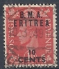 1948-49 OCC. INGLESE ERITREA BMA USATO 10 C - RR9018-9 - Eritrea