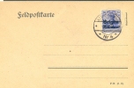Belgique Occupation Gouvernement Général Feldpostkarte F36 (9.11) Ausgabestempel OC4 KD Feldpoststation Nr 4 - Deutsche Armee
