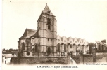 Cpa Naours, L'église - Naours