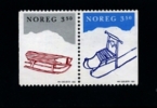 NORWAY/NORGE - 1994  CHRISTMAS PAIR  MINT NH - Ongebruikt