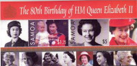 Samoa / The 80th Birthday Of HM Queen Elizabeth II - Samoa