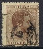 Cuba, Colonia Española 10 Cts Alfonso XII, Num 102 º - Cuba (1874-1898)