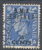 1948-49 OCC. INGLESE ERITREA BMA USATO 25 C - RR9019-2 - Eritrée