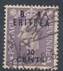 1950 OCC. INGLESE ERITREA BA USATO 30 C - RR9024 - Eritrea