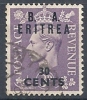 1950 OCC. INGLESE ERITREA BA USATO 30 C - RR9024-6 - Eritrée