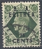 1950 OCC. INGLESE ERITREA BA USATO 75 C - RR9026-7 - Eritrée