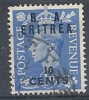 1951 OCC. INGLESE ERITREA BA USATO 10 CENT - RR9028-8 - Eritrea