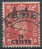 1951 OCC. INGLESE ERITREA BA USATO 25 CENT - RR9029-3 - Eritrée