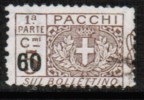 ITALY   Scott #  Q 21  F-VF USED (Left) - Pacchi Postali