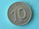 1949 A - 10 PFENNIG / KM 3 ( For Grade, Please See Photo ) !! - 10 Pfennig