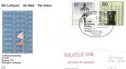 FFC  Stutgart-Chicago   Lufthansa   29/03/1987 - 1st Day – FDC (sheets)