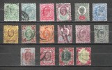 Grande Bretagne - 1901/10 - Y&T 106/17 - S&G 216/14 - Oblit. - Used Stamps