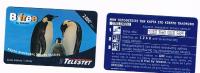 GRECIA (GREECE) - TELESTET (GSM RECHARGE) - PENGUINS  2000 DR. (CODE AT LEFT)   - USED - RIF. 6253 - Pingueinos