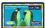 GRECIA (GREECE) - TELESTET (GSM RECHARGE) -  € 5,87 /  DR 2000  PENGUINS   - USED - RIF. 6235 - Pinguins