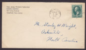 United States NEW JERSEY PHILATELIC FEDERATION Westfield ARLINGTON New Jersey 1932 Cover To ASHEVILLE North Carolina - Brieven En Documenten