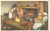 USA – United States – Kitchen, George Wythe House, Williamsburg, Virginia, 1920s-1930s Unused Postcard [P5772] - Other & Unclassified