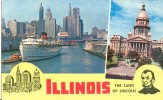 USA – United States – Illinois, The Land Of Lincoln, Unused Postcard [P5818] - Otros & Sin Clasificación