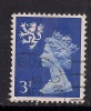 SCOTLAND GB 1974  3p USED BLUE STAMP SG S16 (F14) - Escocia