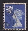 SCOTLAND GB 1974  3p USED BLUE STAMP SG S16 (F15) - Scotland