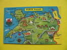 NORTH WALES,MAP - Andere & Zonder Classificatie