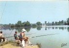 Ardres-le Lac D´ardres-pecheurs-peche En Famille--cpsm - Ardres