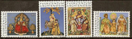 ⭐ Liechtenstein - YT N° 603 à 606 ** - Neuf Sans Charnière ⭐ - Unused Stamps