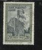 SAN MARINO 1942 SOPRASTAMPATO C.30 SU 20 TIMBRATO - Oblitérés