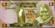 ZAMBIE - 2 Kwacha - Zambia