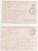 2 Cartes Avec Cachet : Bataillon 5 Et 13 , Poste De Campagne Du 3 Nov 1912 Et 13 Sep 1914 ; 2 Scans - Cartas & Documentos