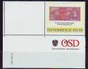 056: Personalisierte Briefmarke Aus Österreich Ecke Links Unten Mit Auftragsnummer: Banknote 1. Republik - Francobolli Personalizzati