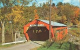 USA – United States – Old Covered Bridge, Route 4, Taftsville, Vermont, 1957 Used Postcard [P5842] - Otros & Sin Clasificación