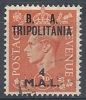 1950 OCC. INGLESE TRIPOLITANIA BA USATO 4 M - RR9046-8 - Tripolitaine