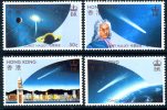 Hong Kong 1986 Halleys Comet Set Of 4, MNH - Neufs