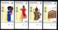 Hong Kong 1989 Cheung Chau Bun Festival Marginal Set Of 4, MNH - Ongebruikt