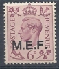 1943-47 OCC. INGLESE MEF 6 P MNH ** - RR9053 - British Occ. MEF