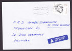 Norway A Prioritaire Par Avion Label 2001 Cover To KØBENHAVN Denmark Alfred Maurstad Stamp - Lettres & Documents