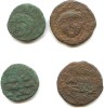 Lot De 2 Bronzes Artukides De Nasir Al-Din Artuq Arslan 1201-39 - Islamische Münzen