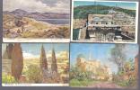 PALESTINE ISRAEL JUDAICA 4 OLD POSTCARDS JERUSALM + SERMON ON THE MOUNT - Palästina