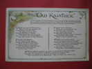 Old Kaintuck   Cancel Ca 1915---    === Ref 263 - Other & Unclassified