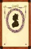 Silhouette  "Dame Im Blumenkranz"      Ca. 1910 - Silhouette - Scissor-type