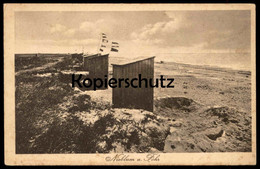 ALTE POSTKARTE NIEBLUM AUF FÖHR Umkleiden Am Strand Insel Beach Plage Ansichtskarte AK Cpa Postcard - Föhr