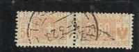 ITALY KINGDOM ITALIA REGNO PACCHI POSTALI 1914 - 1922  NODO DI SAVOIA CENT. 50c USATO USED OBLITERE' - Paketmarken