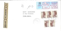 Lettre Recommandée - Du 19.01.1988 - Storia Postale