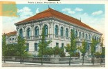 USA – United States – Public Library, Providence, RI, Early 1900s Unused Postcard [P5937] - Providence