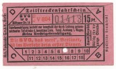 GERMANY - BERLIN, Strassenbahn, Tram, Ticket - Europa